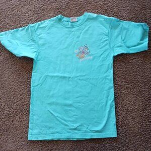 Vintage 1990s Jimmy Buffet Carribean Soul "Put on Your Barefoot Shoes" T Shirt M
